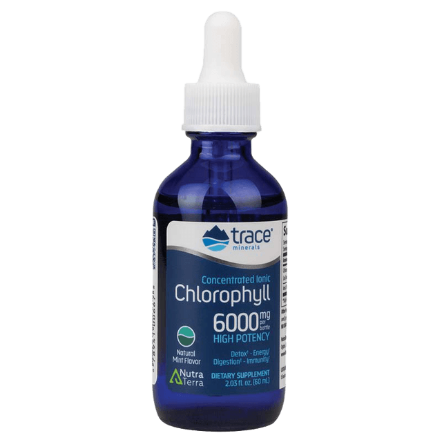 Joninis skystas chlorofilas su pipirmete